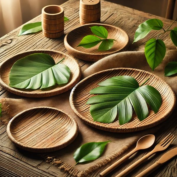 Areca Leaf plates from 인도 supplied by KMGG Global Exim - Washed 아레카너트