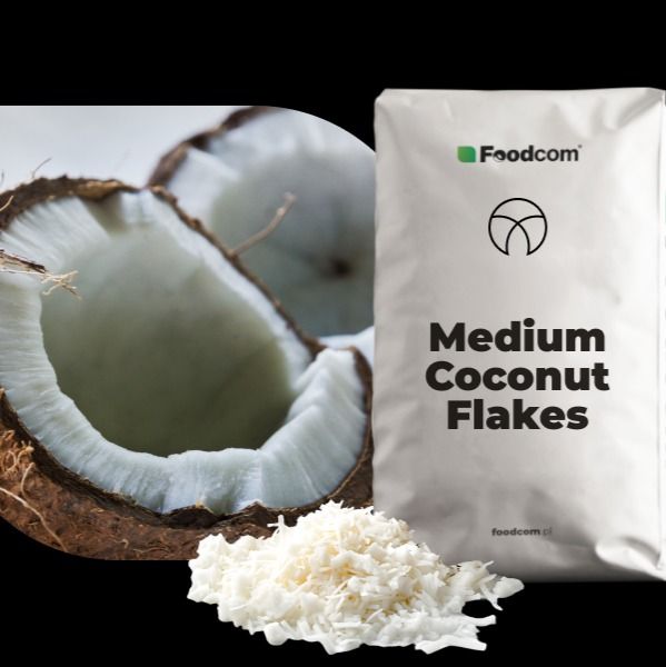 Desiccated Coconut Medium from Sweden supplied by Naturell AB - Fine Quality Desiccated Coconut