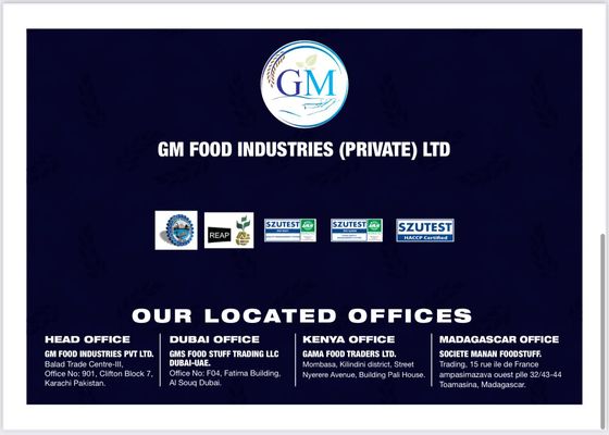 G.M FOOD INDUSTRIES PRIVATE LIMITED - Verified Premium supplier and manufacturer from 파키스탄