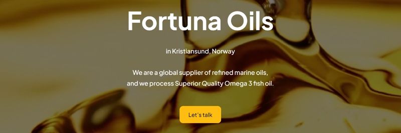 Fortuna Oils AS - supplier and manufacturer from 노르웨이