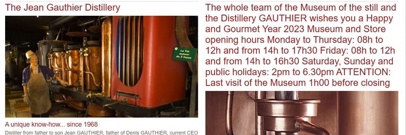 DISTILLERIE JEAN GAUTHIER SAS - supplier and manufacturer from 프랑스
