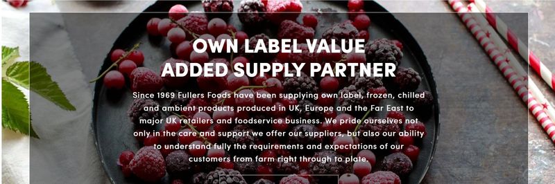 Fullers Foods International Plc - supplier and manufacturer from 영국
