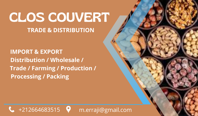 Clos Couvert - Verified supplier and manufacturer from Morocco